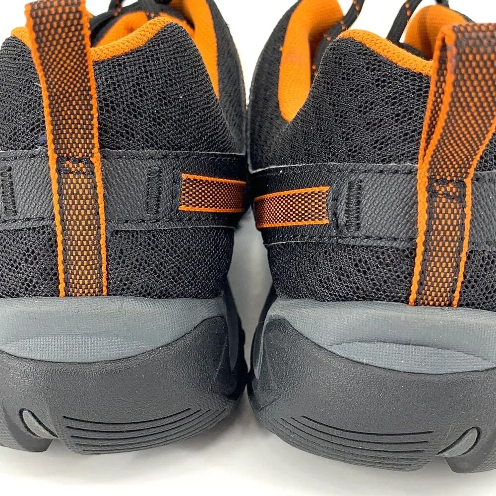 MERRELL men's Outright Edge Hiking Shoe Black Orange 7.5